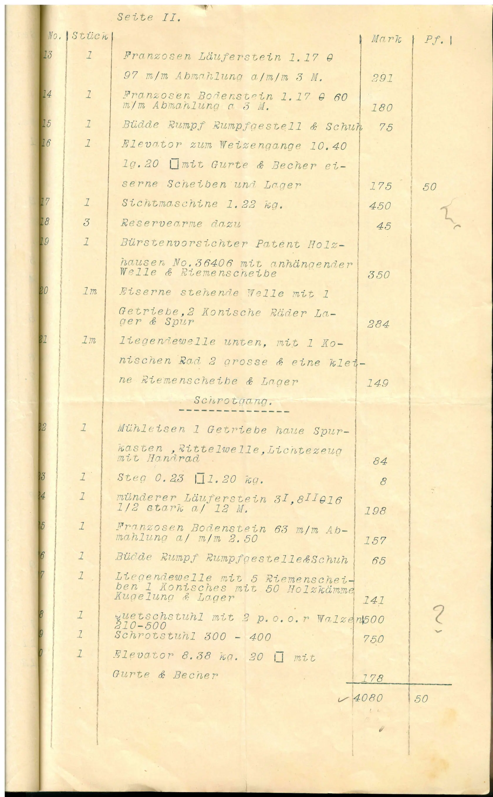Inventory of 1903, page 3